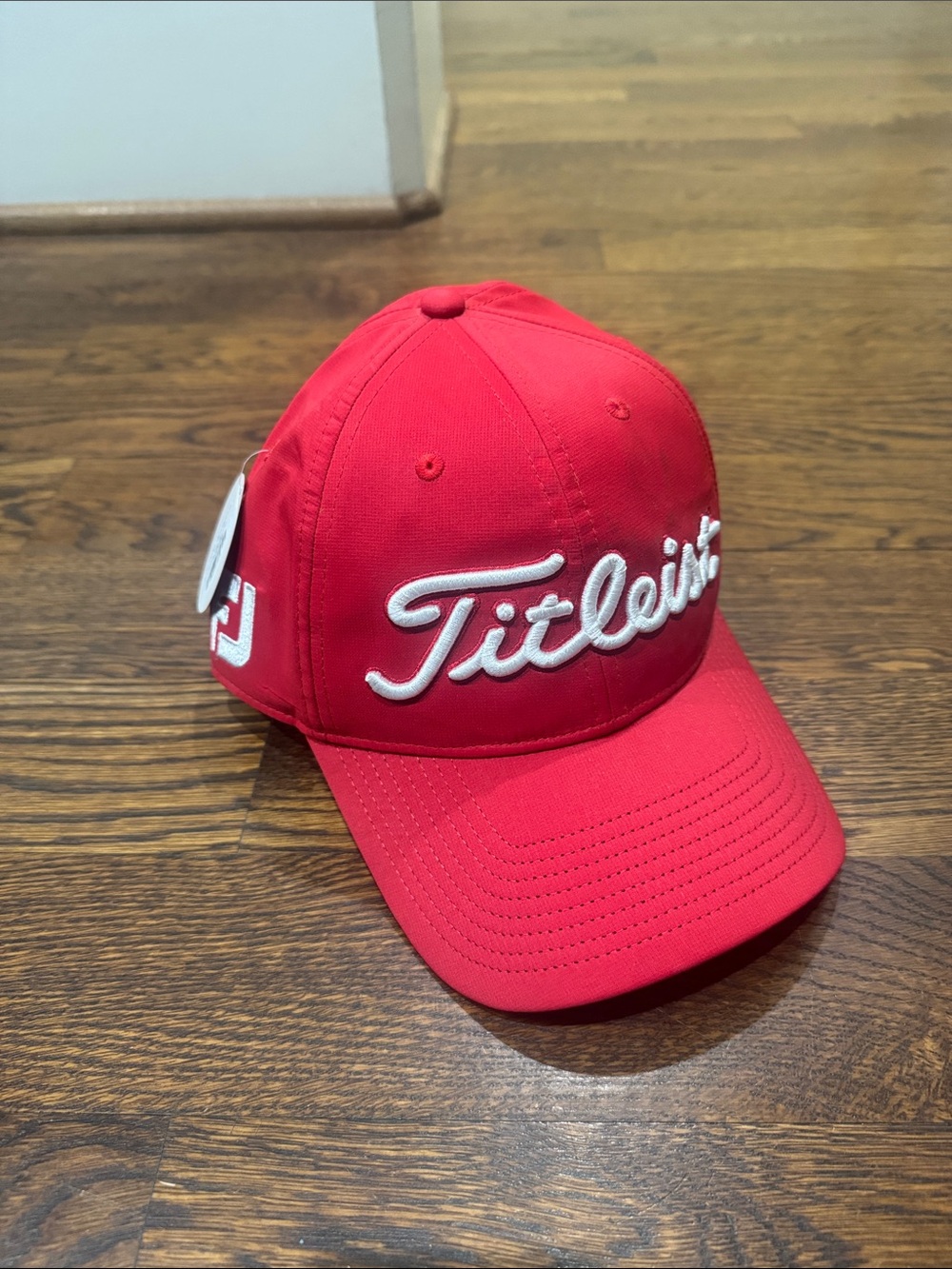 Titleist Red Baseball Cap with White Script Logo